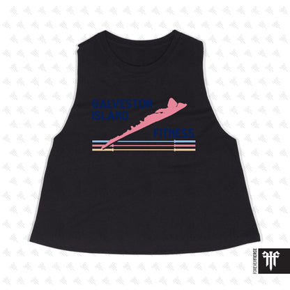 Galveston Island Fitness May 2026 Womens Crop Tank