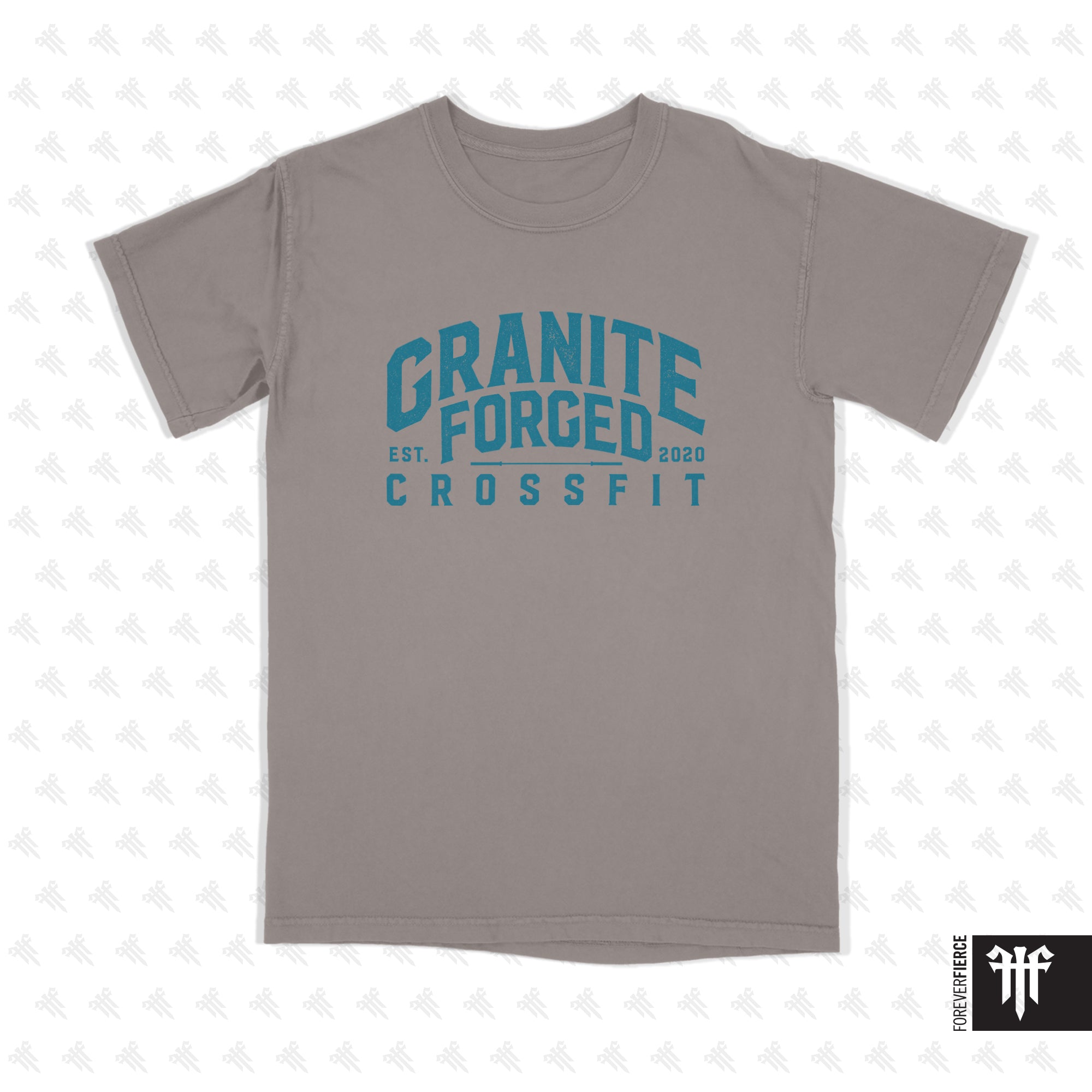 Granite Forged CrossFit August 2025 Comfort Colors Tee