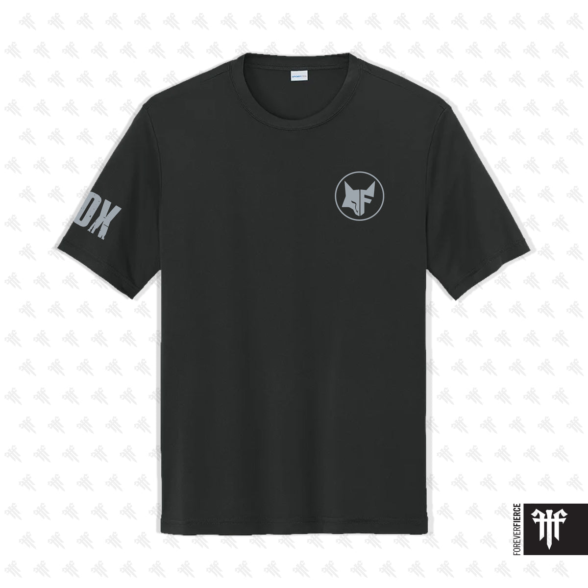 Greenville County August 2026 UP Fox Wicking Tee - Black
