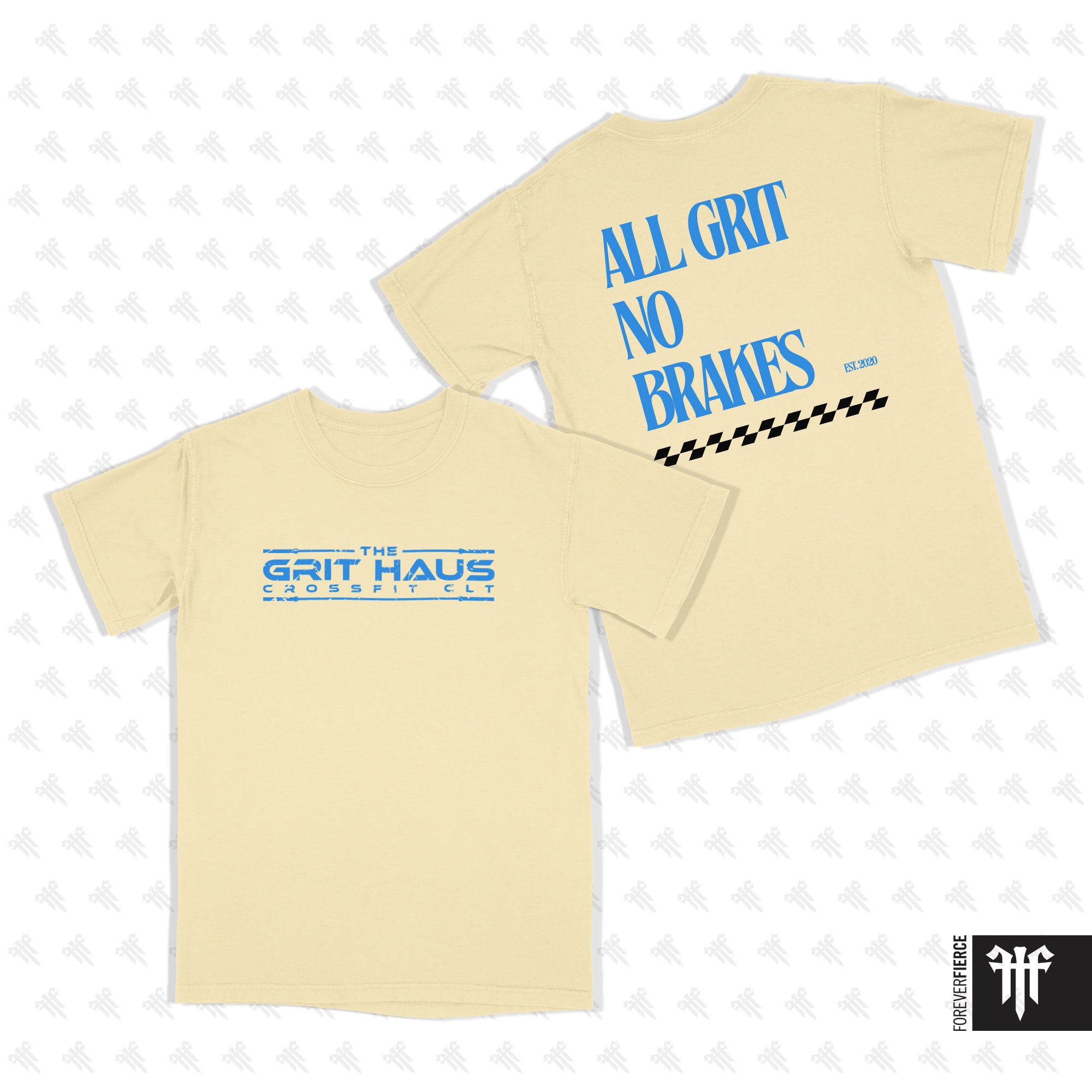 Grit Haus July 2025 All Grit No Brakes Comfort Colors Tee