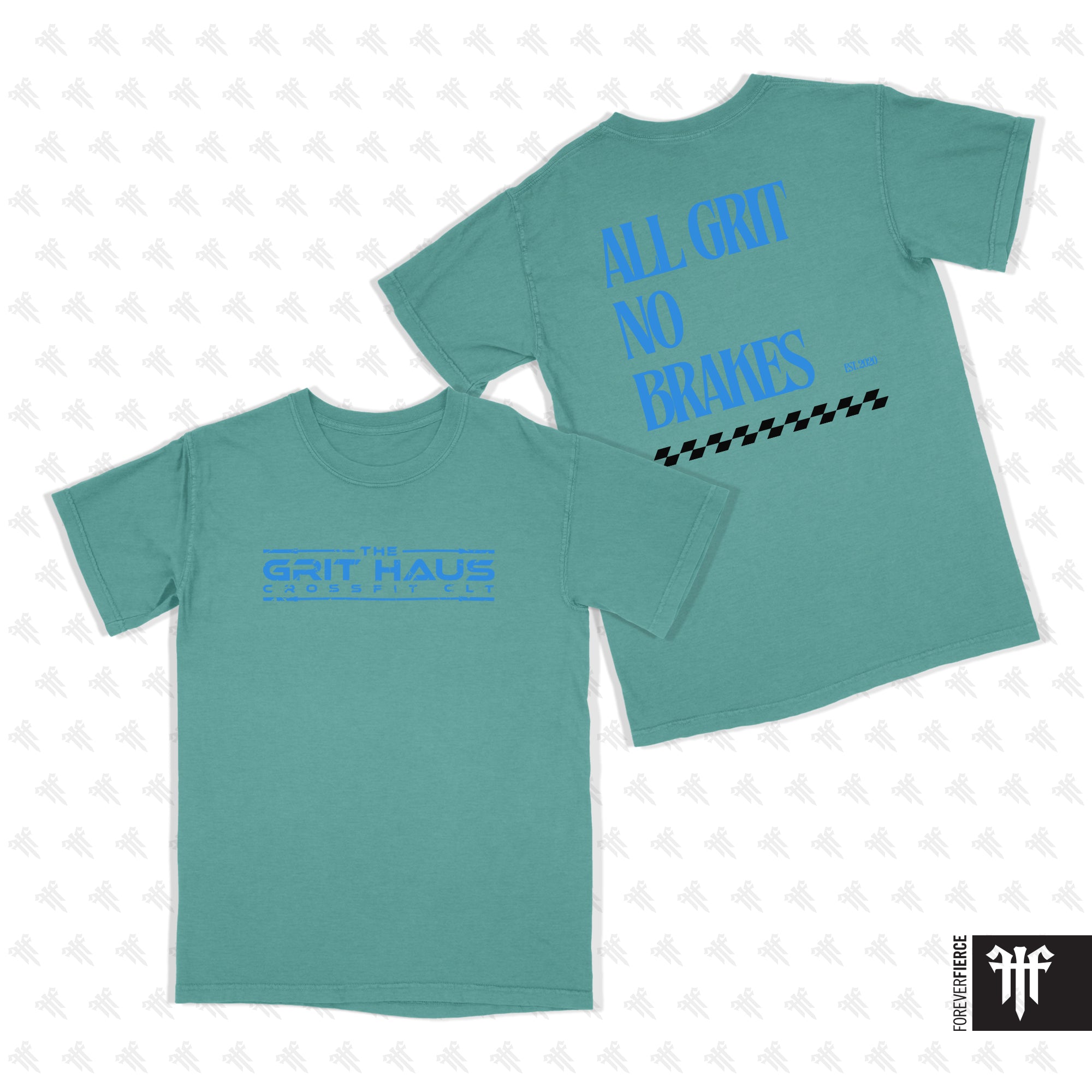 Grit Haus July 2025 All Grit No Brakes Comfort Colors Tee