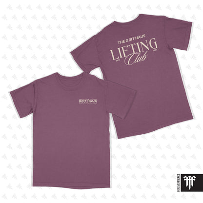 Grit Haus June 2026 Ivory Ink Lifting Club Comfort Colors Tee