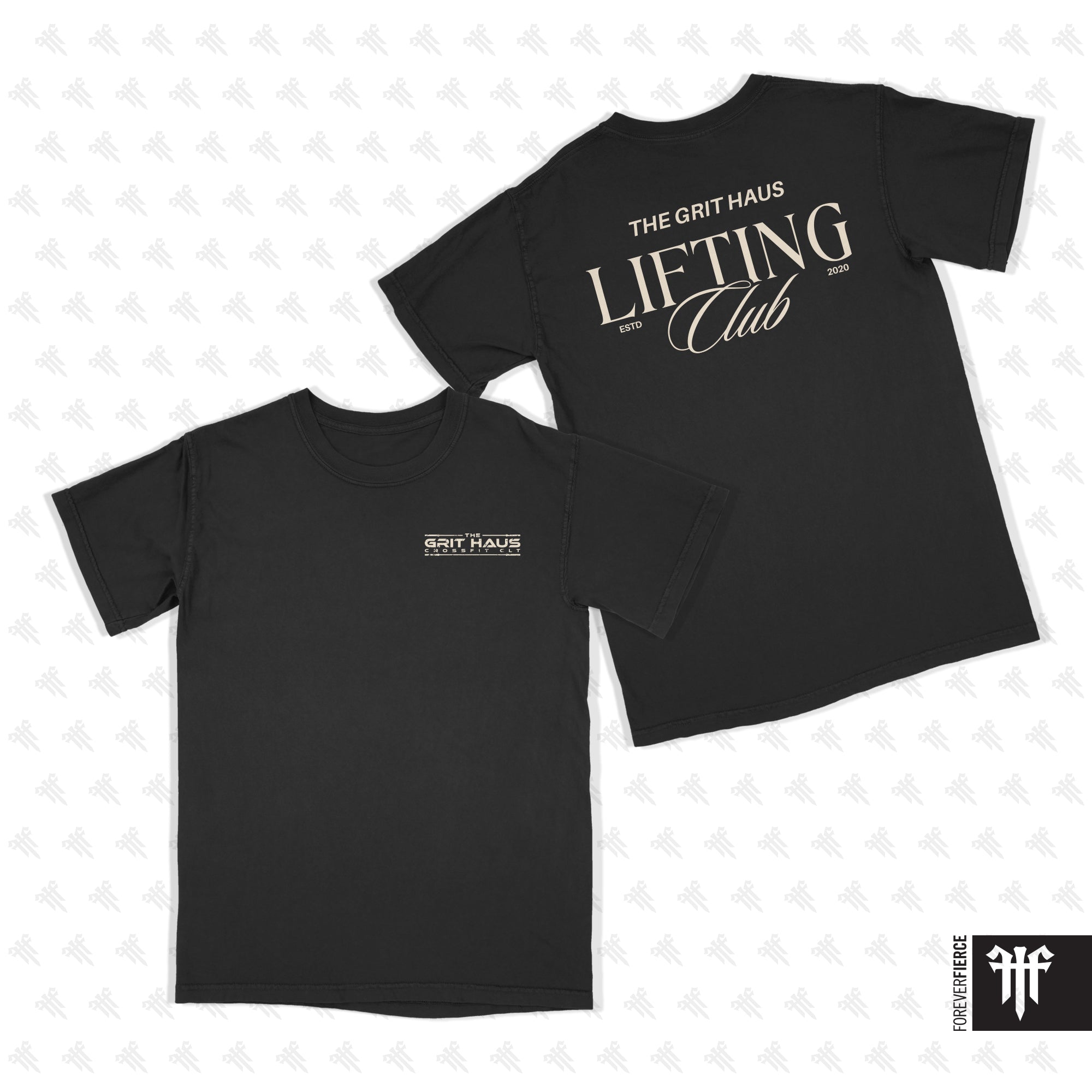 Grit Haus June 2026 Ivory Ink Lifting Club Comfort Colors Tee