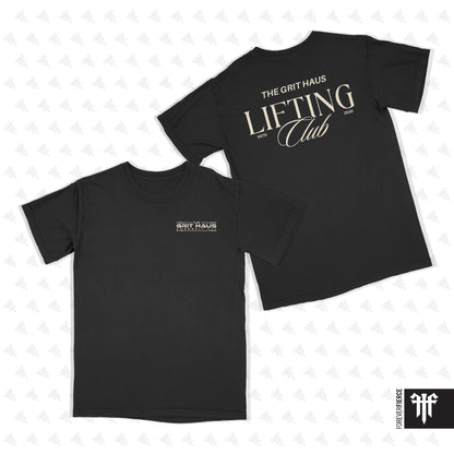 Grit Haus June 2026 Ivory Ink Lifting Club Comfort Colors Tee