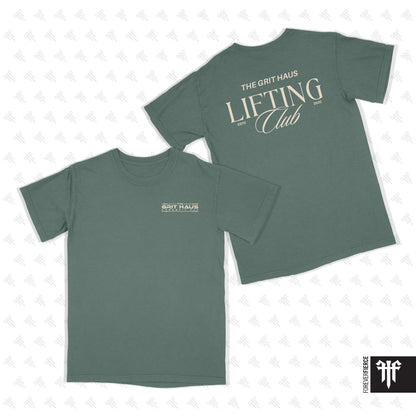 Grit Haus June 2026 Ivory Ink Lifting Club Comfort Colors Tee