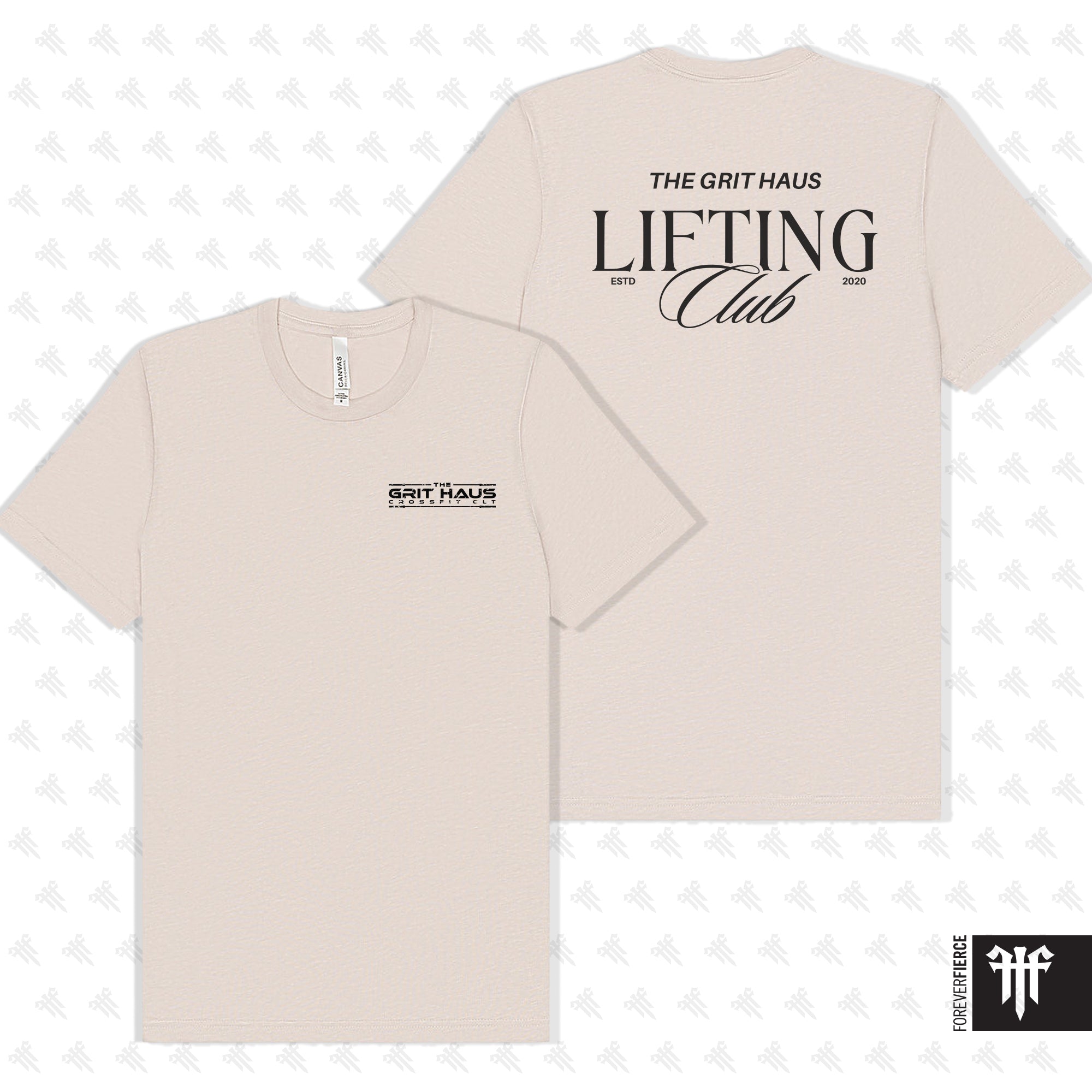 Grit Haus June 2026 Black Ink Lifting Club Bella Tee