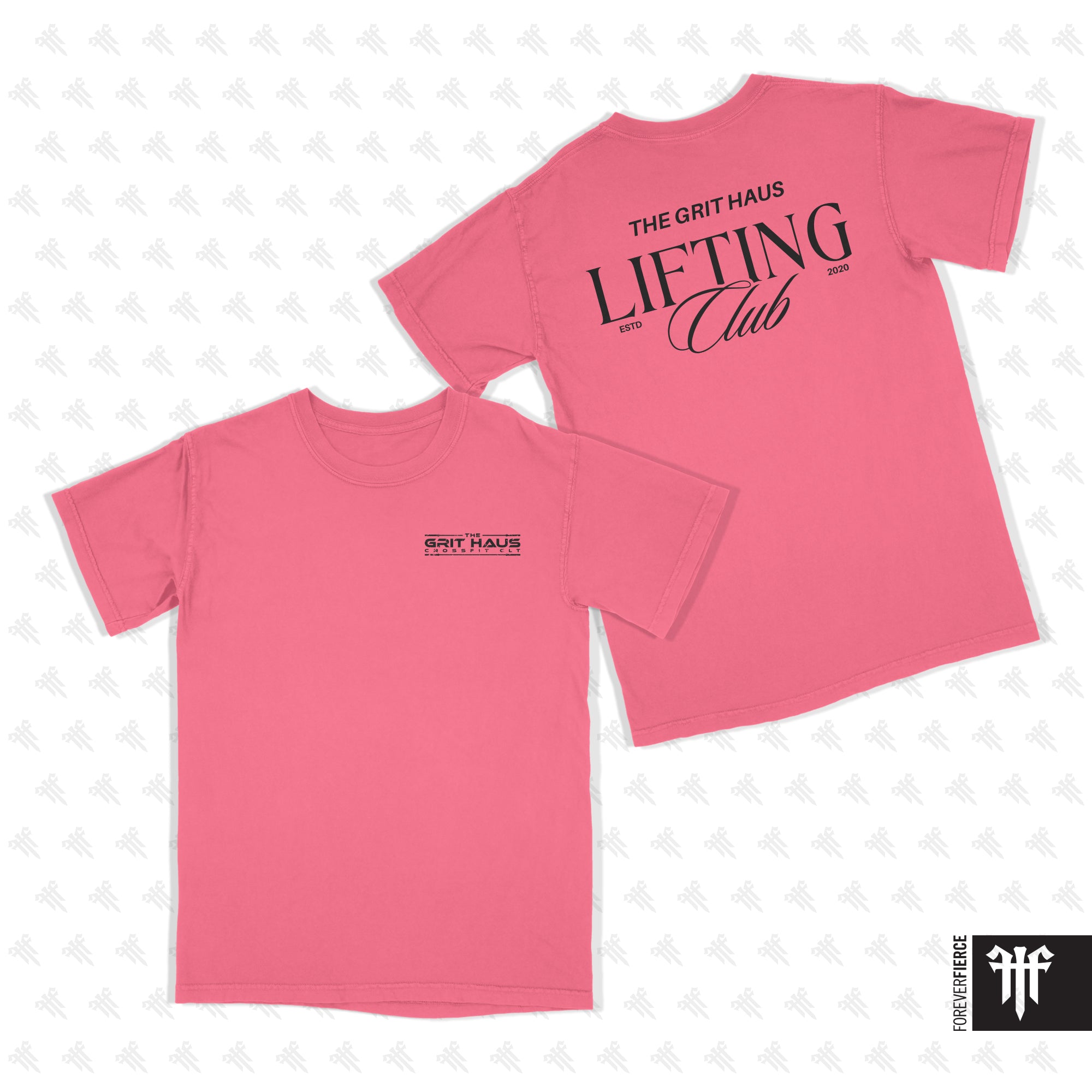 Grit Haus June 2026 Black Ink Lifting Club Comfort Colors Tee