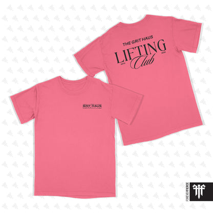 Grit Haus June 2026 Black Ink Lifting Club Comfort Colors Tee