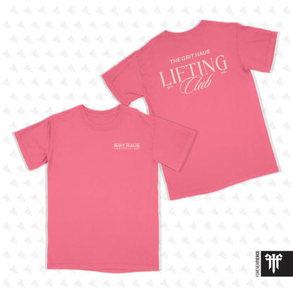 Grit Haus June 2026 Ivory Ink Lifting Club Comfort Colors Tee