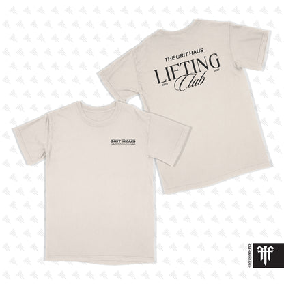 Grit Haus June 2026 Black Ink Lifting Club Comfort Colors Tee
