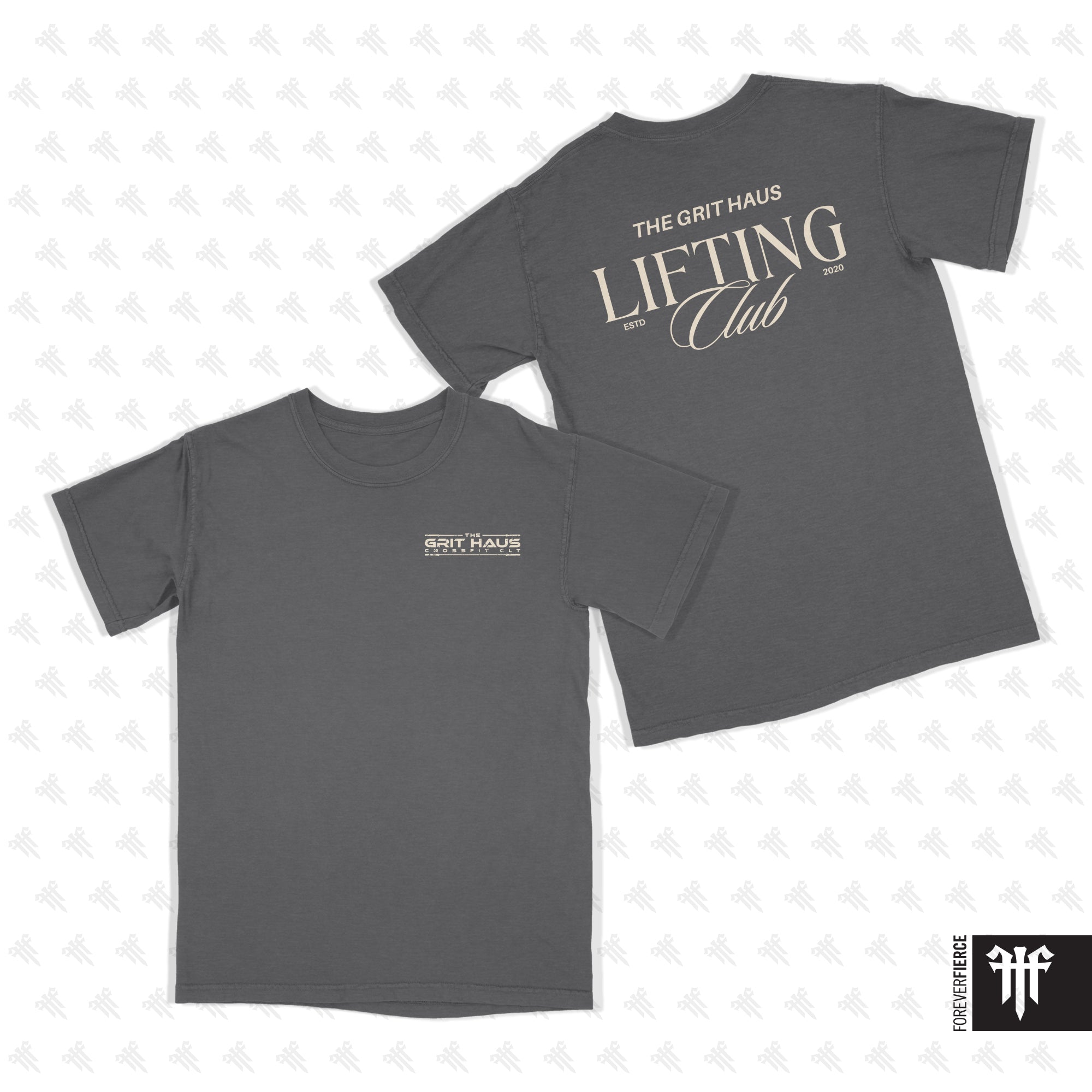 Grit Haus June 2026 Ivory Ink Lifting Club Comfort Colors Tee