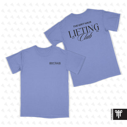 Grit Haus June 2026 Black Ink Lifting Club Comfort Colors Tee