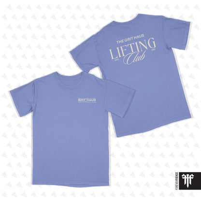 Grit Haus June 2026 Ivory Ink Lifting Club Comfort Colors Tee