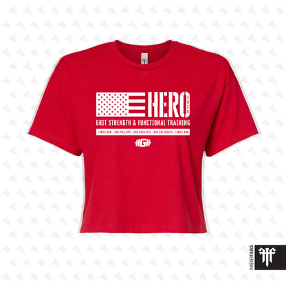 GRIT April 2026 Womens Crop Tee