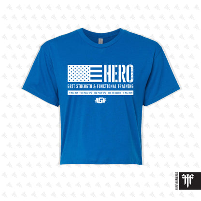 GRIT April 2026 Womens Crop Tee