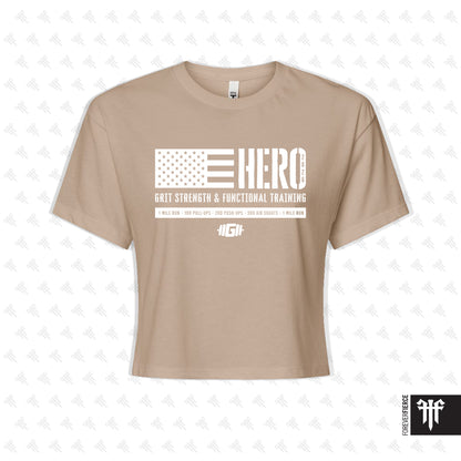 GRIT April 2026 Womens Crop Tee