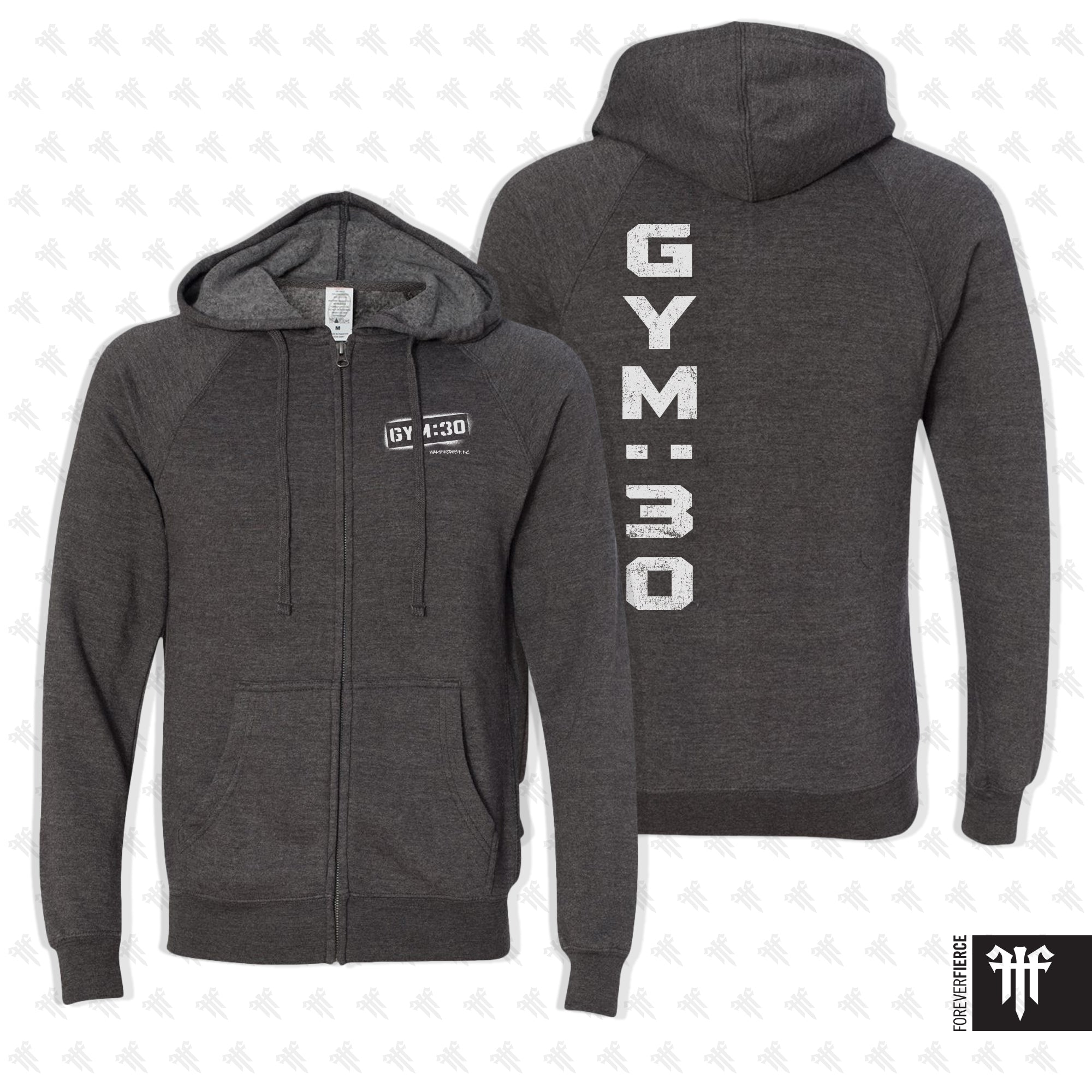 Gym:30 March 2026 Full-Zip Hoodie