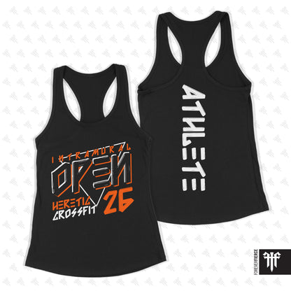 Heretic CrossFit January 2026 Womens Racerback