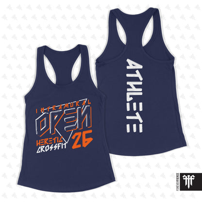 Heretic CrossFit January 2026 Womens Racerback
