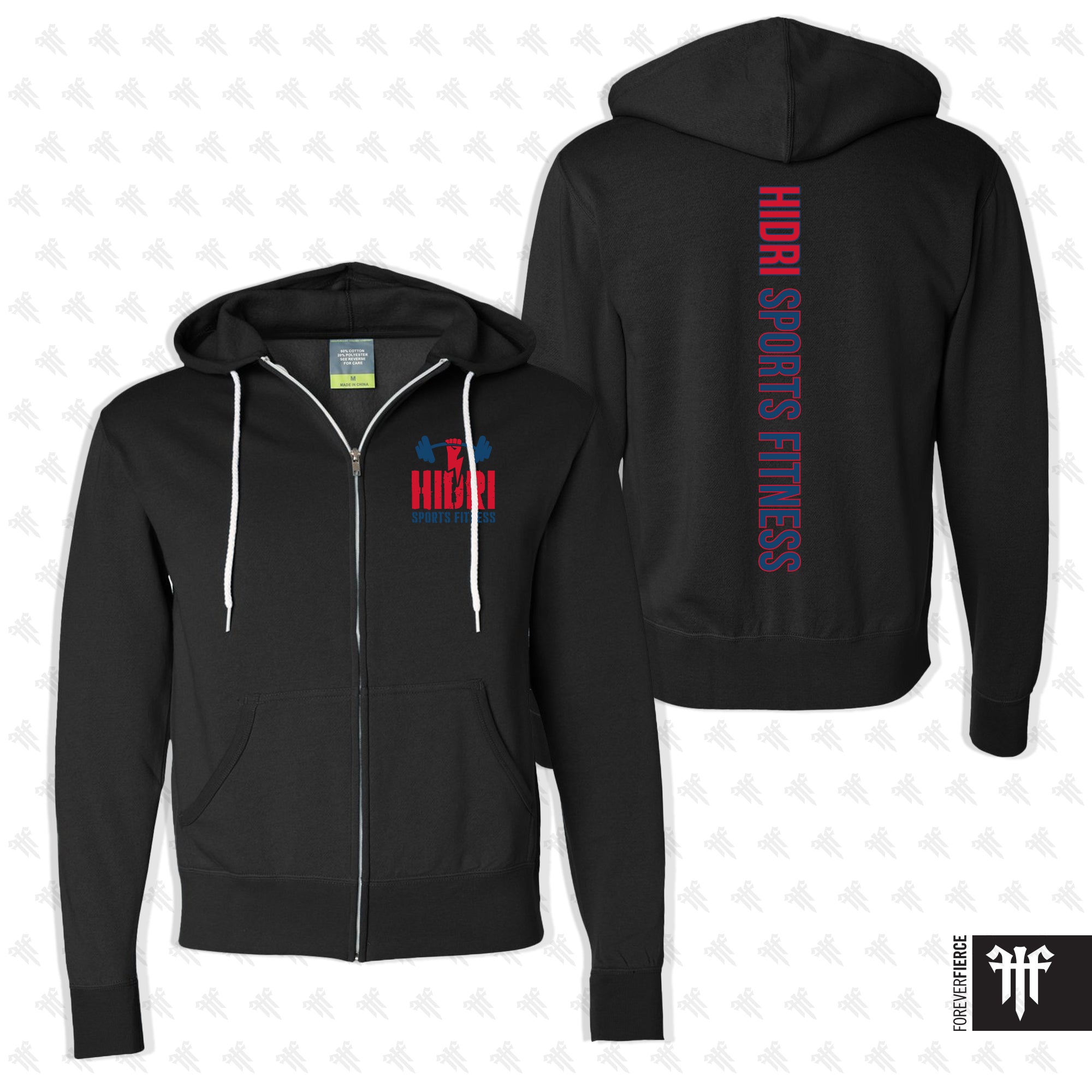 Hidri Sports Fitness May 2026 Full-Zip Hoodie