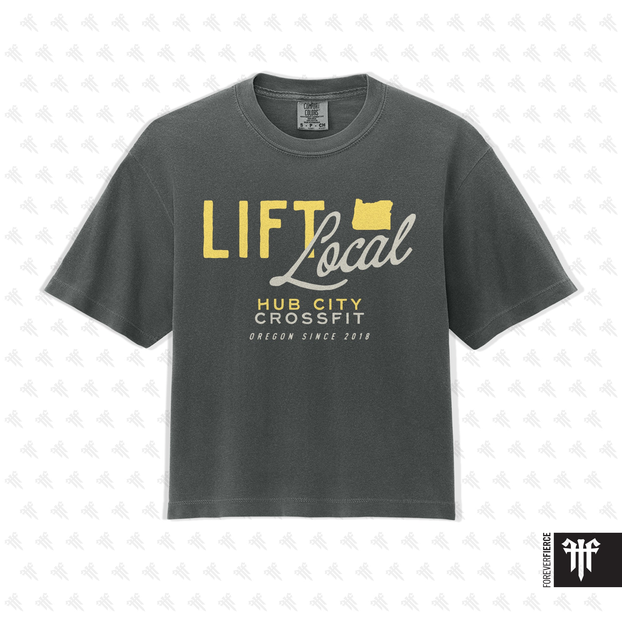 Hub City Boxy Tee Pepper