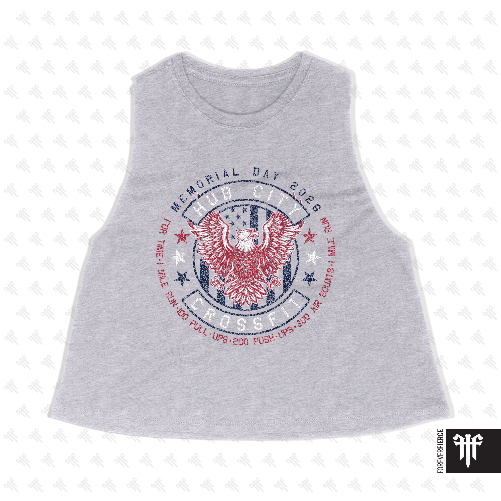 Hub City CrossFit April 2026 Womens Crop Tank