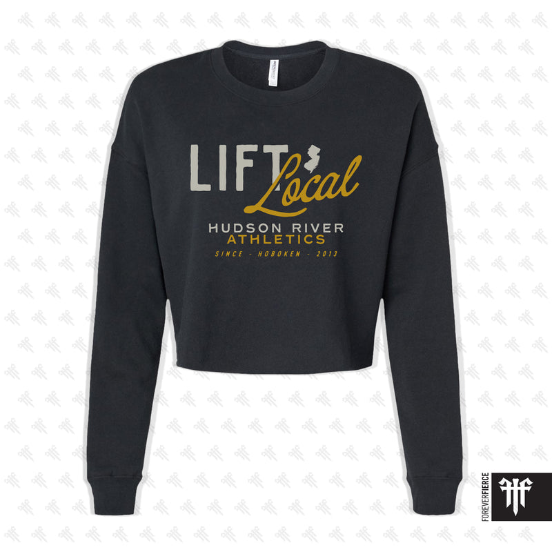 Hudson River Athletics October 2026 Womens Crop Crewneck