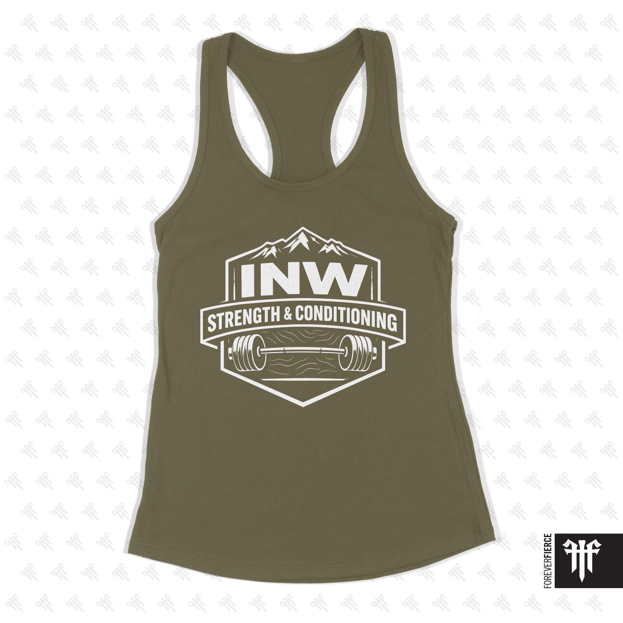 INW Strength and Conditioning March 2026 Womens Racerback