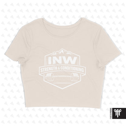 INW Strength and Conditioning March 2026 Womens Crop Tee