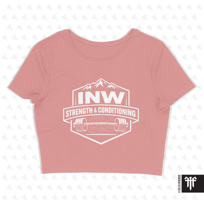 INW Strength and Conditioning March 2026 Womens Crop Tee