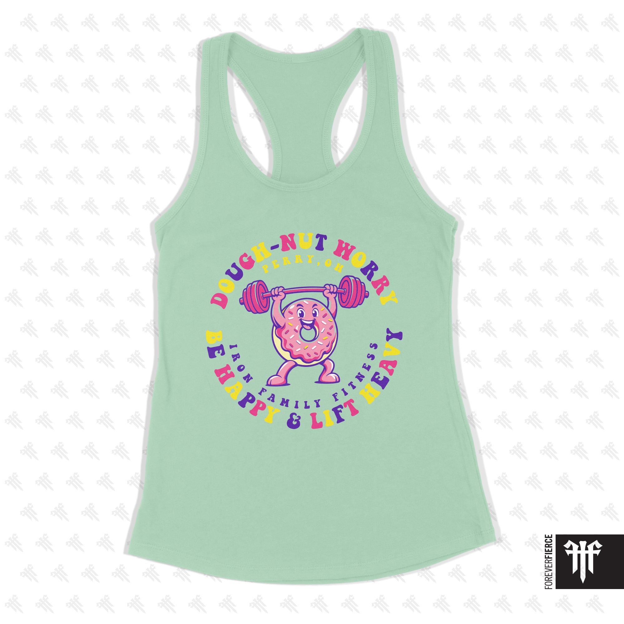 Iron Family Fitness June 2026 Womens Racerback