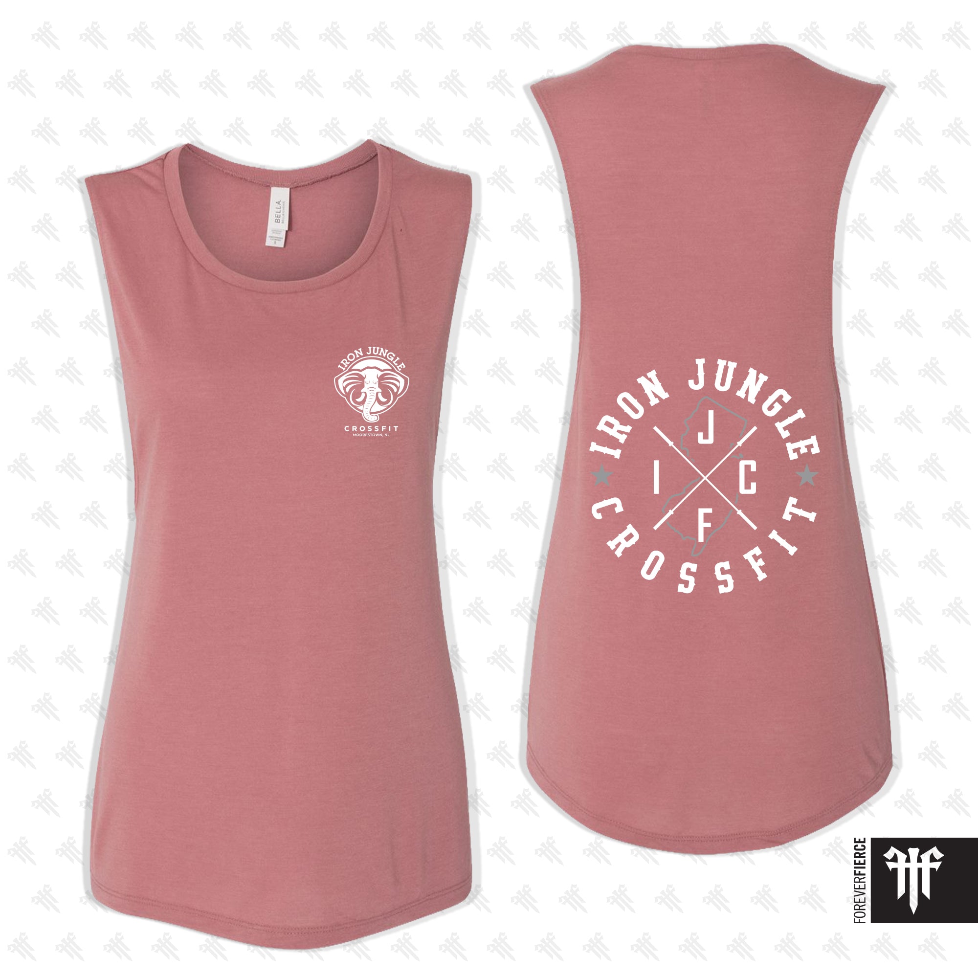 Iron Jungle CrossFit March 2026 Barbell/NJ Womens Muscle Tank