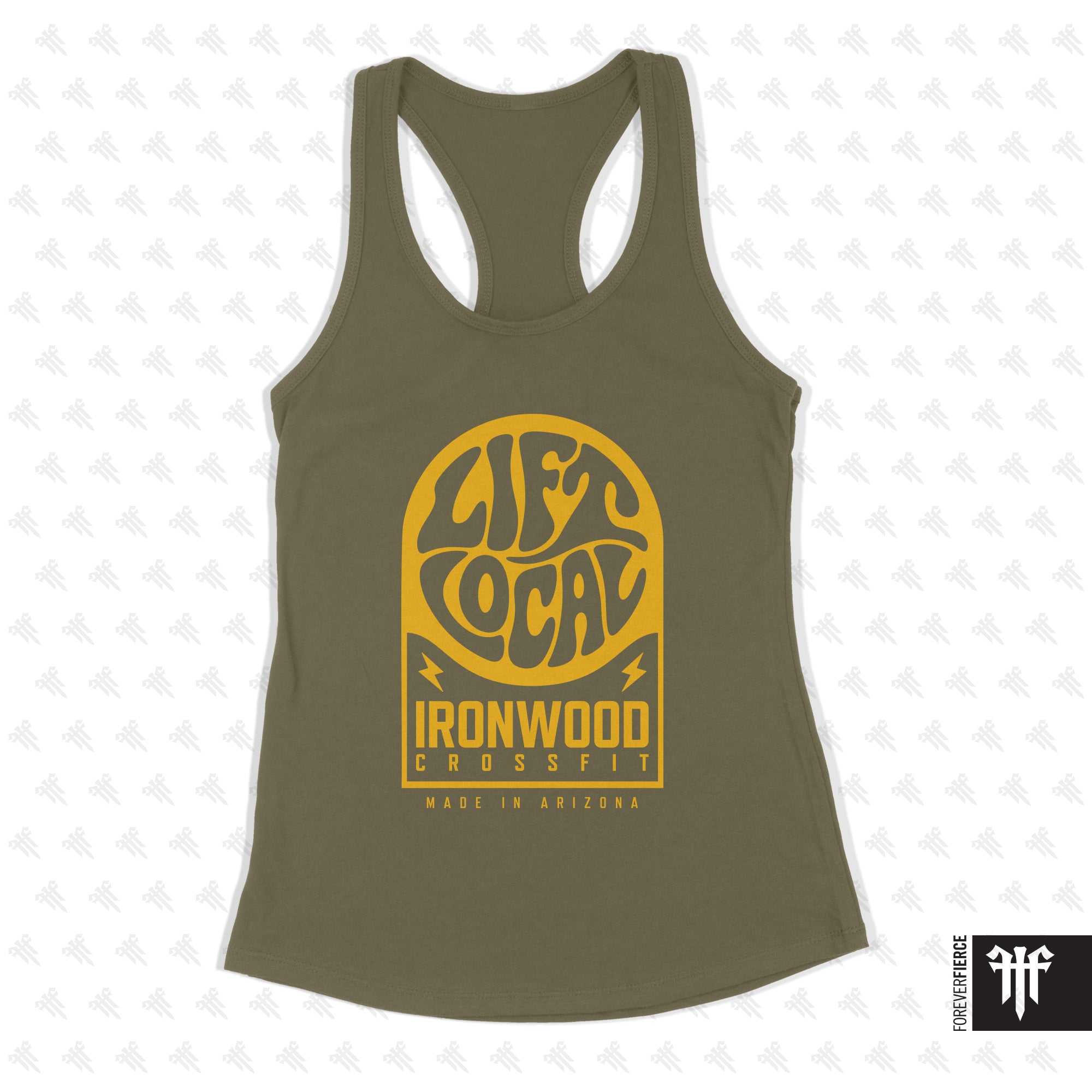 Ironwood Racerback Military Green