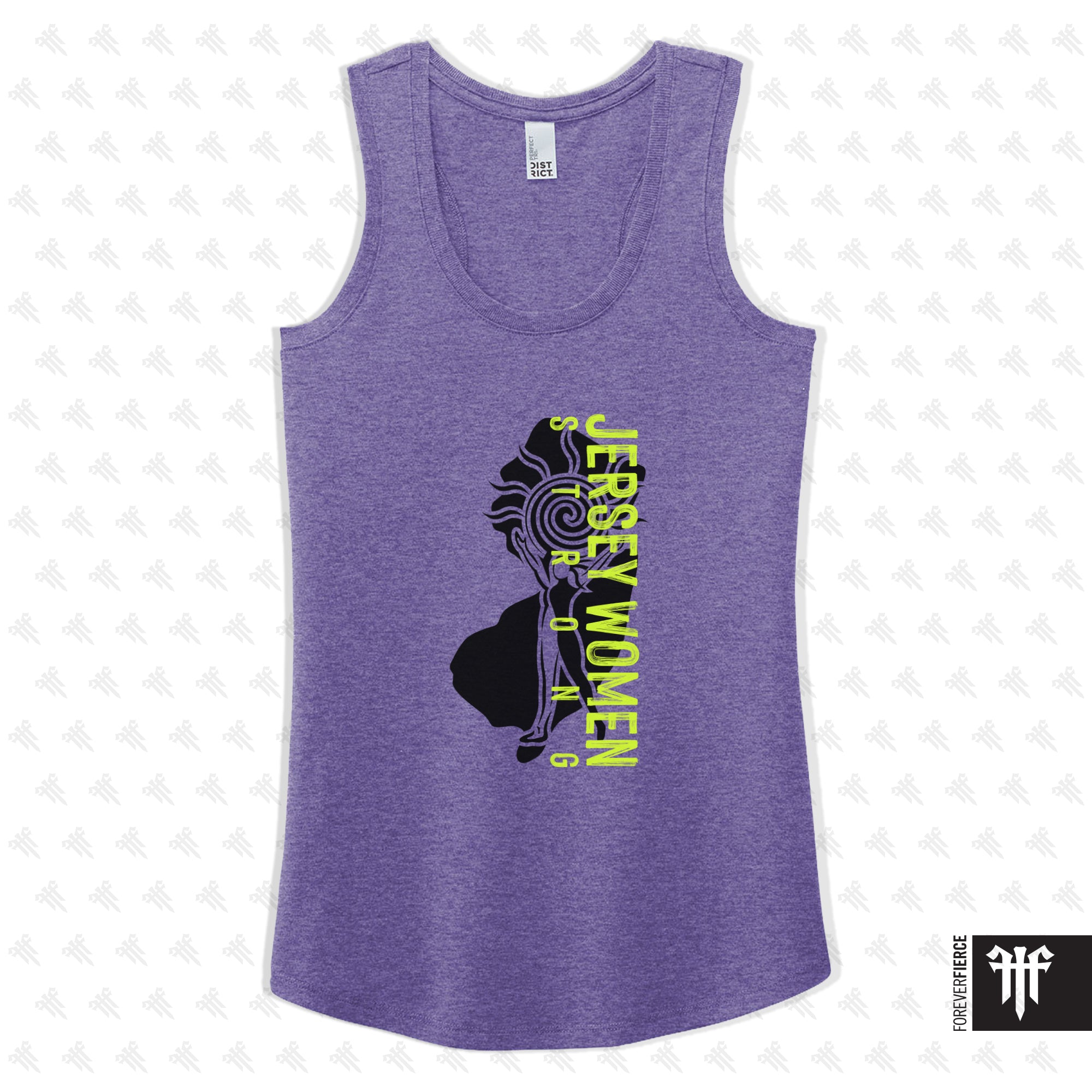 Jersey Women Strong March 2026 Womens Racerback Tank