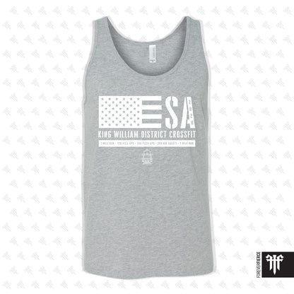 King William District CrossFit April 2026 Mens Tank