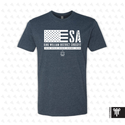 King William District CrossFit April 2026 Tee