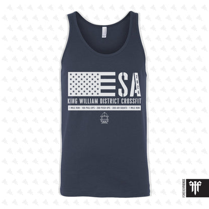 King William District CrossFit April 2026 Mens Tank