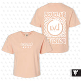 Level Up Maui July 2026 Womens Boxy Tee - Peachy