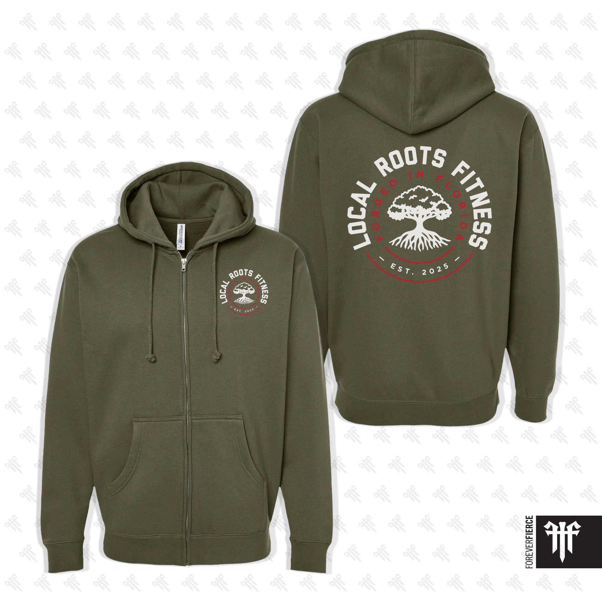Local Roots Fitness January 2026 Full-Zip Hoodie