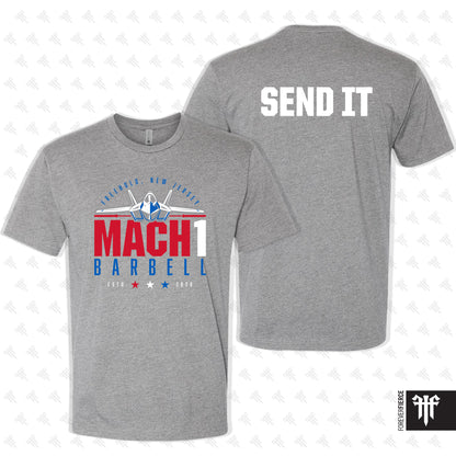 Mach 1 Barbell January 2026 Tee