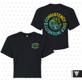 Maverick CrossFit August 2026 Womens Crop Tee - Black