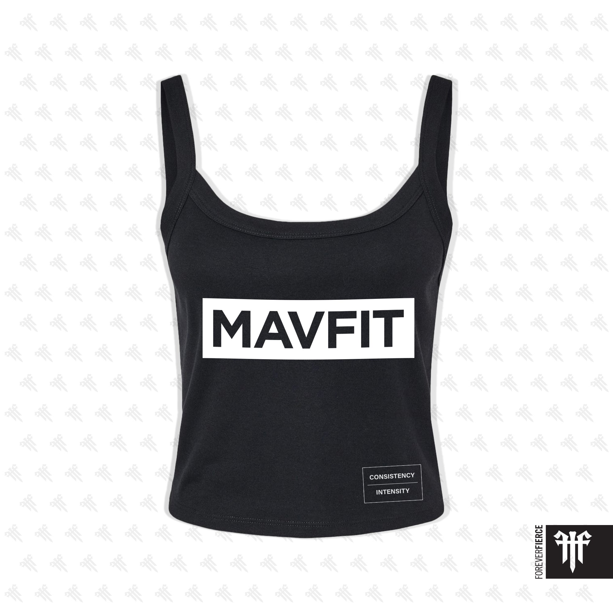 Maverick CrossFit September 2025 Womens Spaghetti Strap Crop Tank