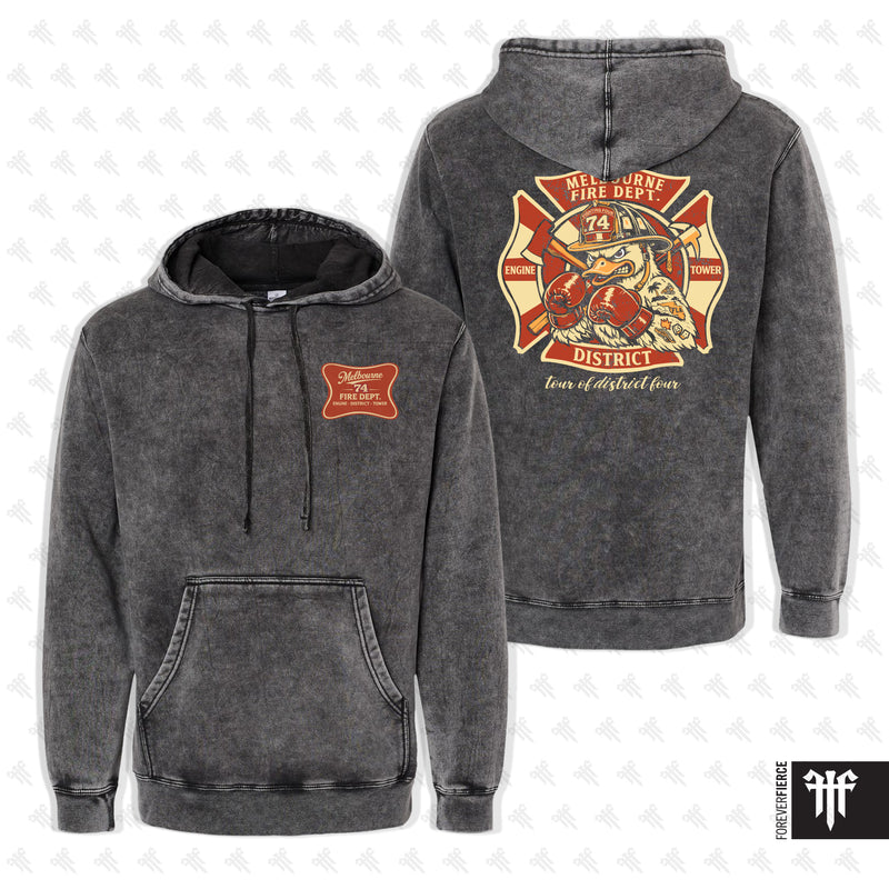Melbourne Fire Department October 2026 Mineral Washed Pullover