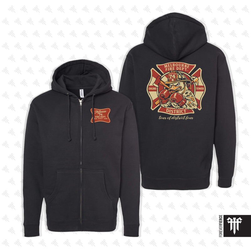 Melbourne Fire Department October 2026 Full-Zip Hoodie
