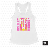 MisFit Gym Windham July 2026 White Womens Racerback - White