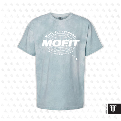 MOFIT March 2026 Globe Design Colorblast Tee