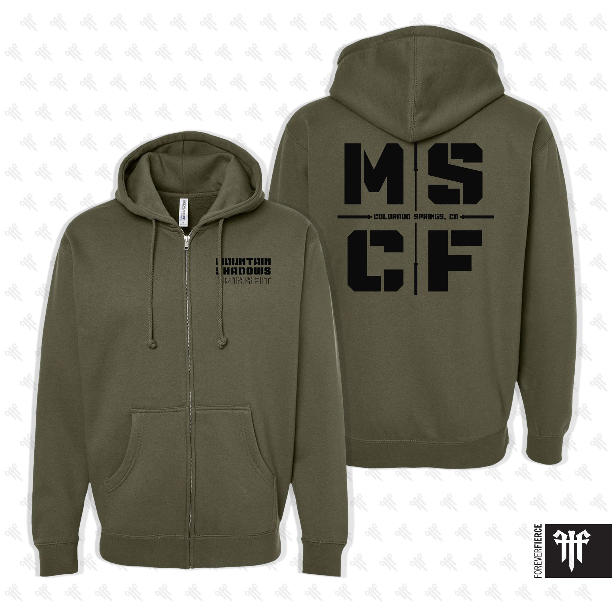 Mountain Shadows CrossFit November 2025 Full-Zip Hoodie