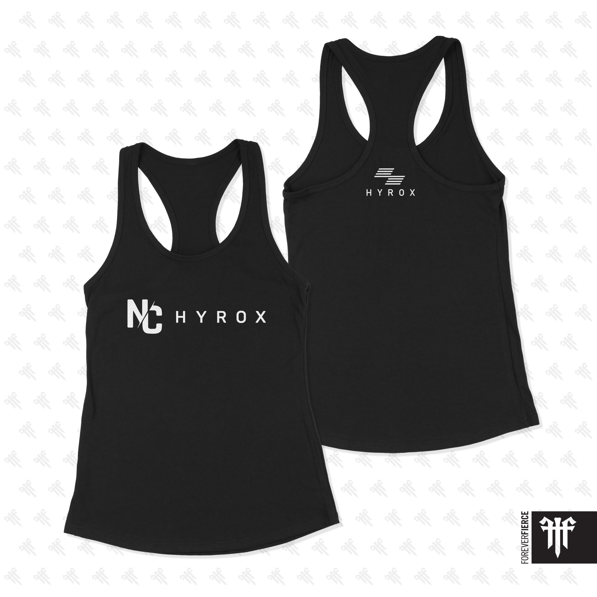 No Ceilings Crossfit July 2025 Hyrox Womens Racerback