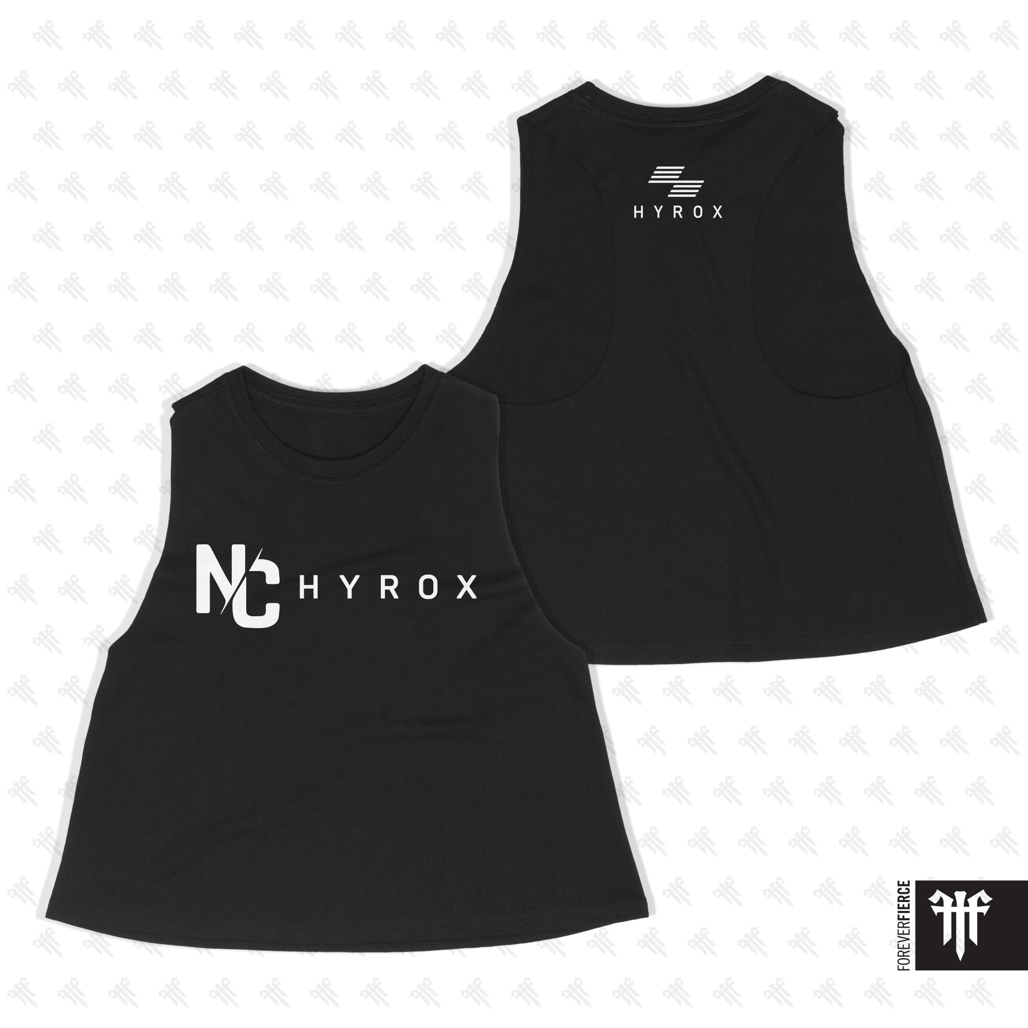 No Ceilings Crossfit July 2025 Hyrox Womens Crop Tank