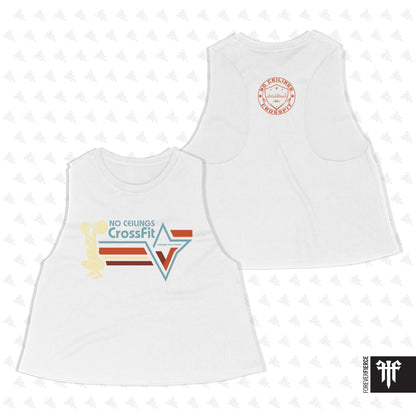 No Ceilings Crossfit July 2025 Womens Crop Tee
